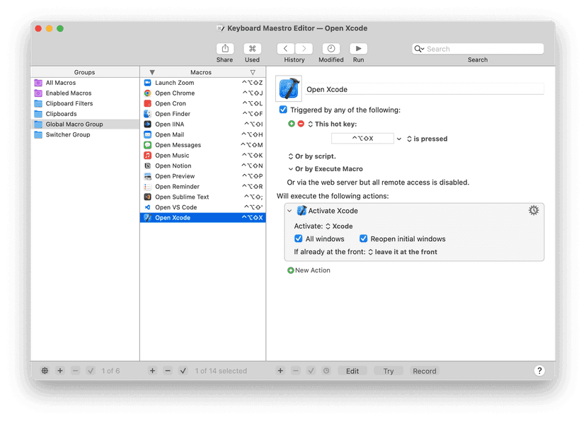 Keyboard Maestro.app
