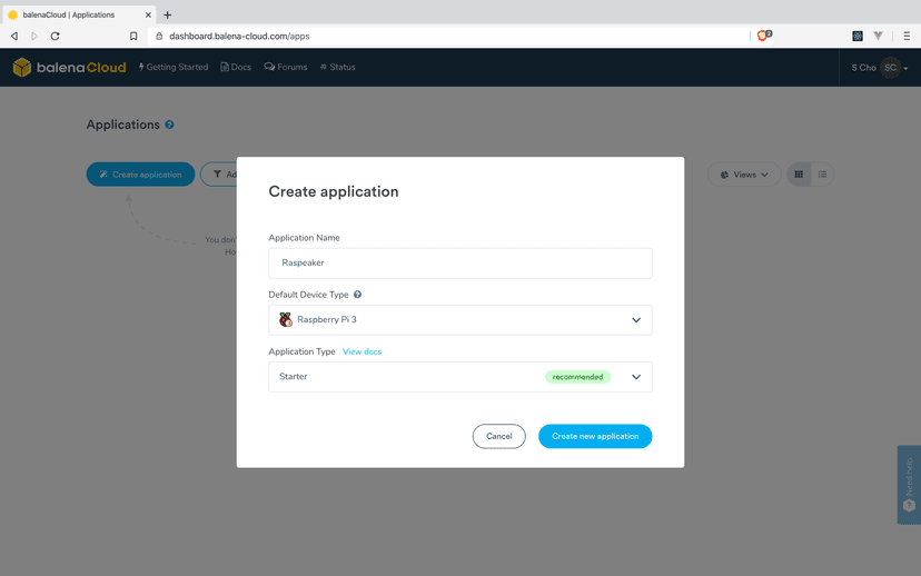 Default Device Type을 Raspberry 1/Zero로 설정하면 모든 라즈베리 파이에 대한 호환성을 갖출 수 있는데, 크게 중요하지 않다.
