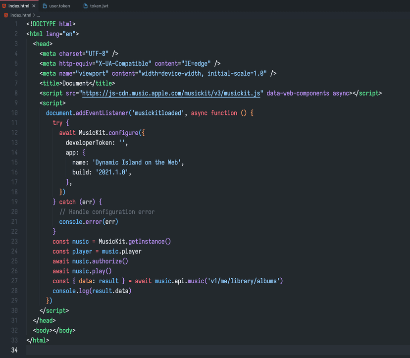 This website will do nothing else than calling the authorization process.