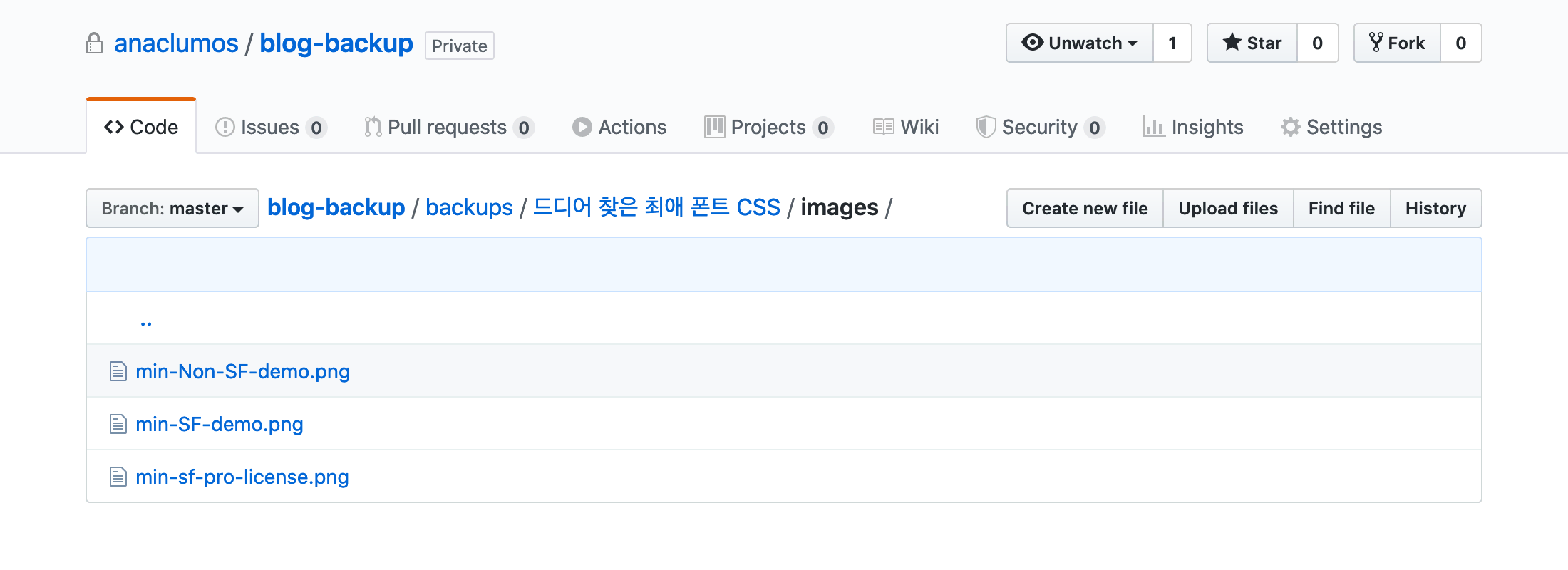 The photos used in the post are saved in the folder.