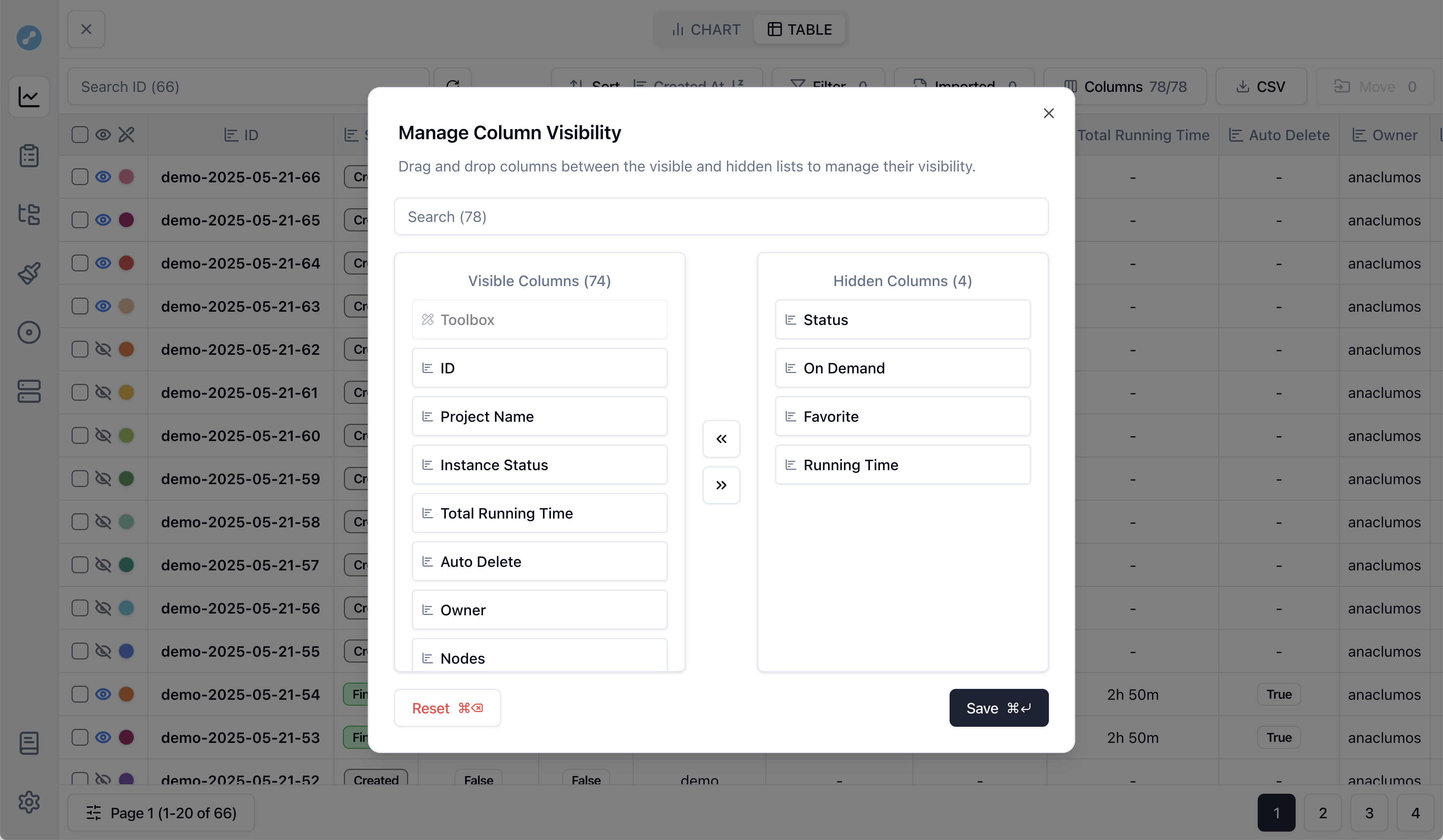 Drag and Drop Dialog