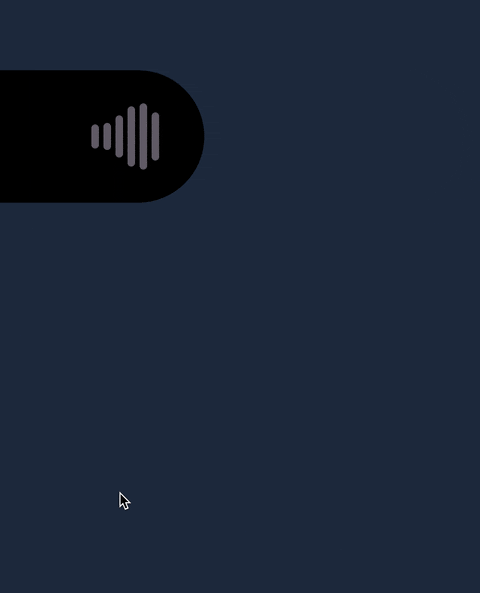Look closely. The border cuts into the squircle when the animation exits.