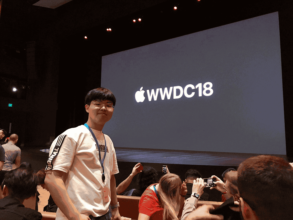▲  조성현 씨는 &#39;WWDC 스콜라십&#39;을 통해 다양한 사람과 교류할 수 있었던 점을 가장 인상깊은 경험으로 꼽았다.