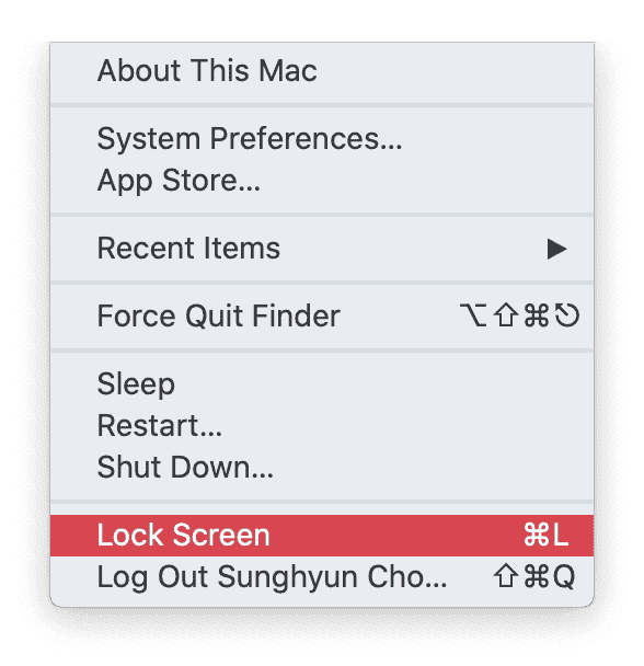 Menu Bar After