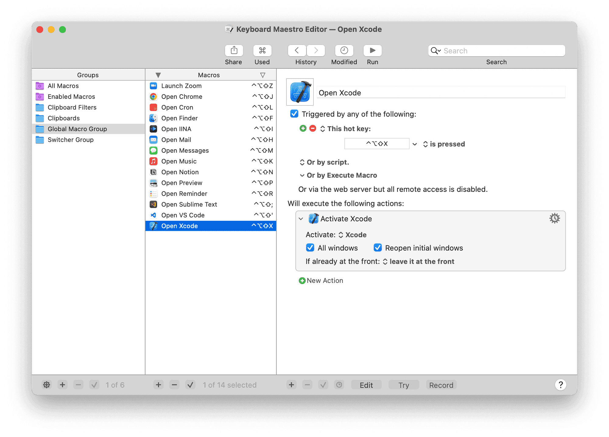 Keyboard Maestro.app